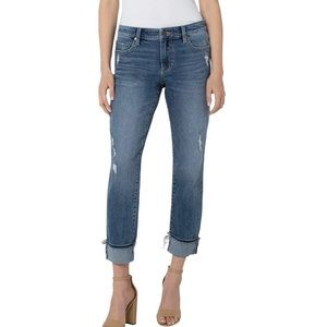 LIVERPOOL The Marley Girlfriend Distressed Jeans 4/27 Amston NWT